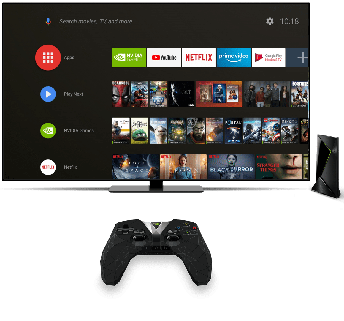 Shield tv games